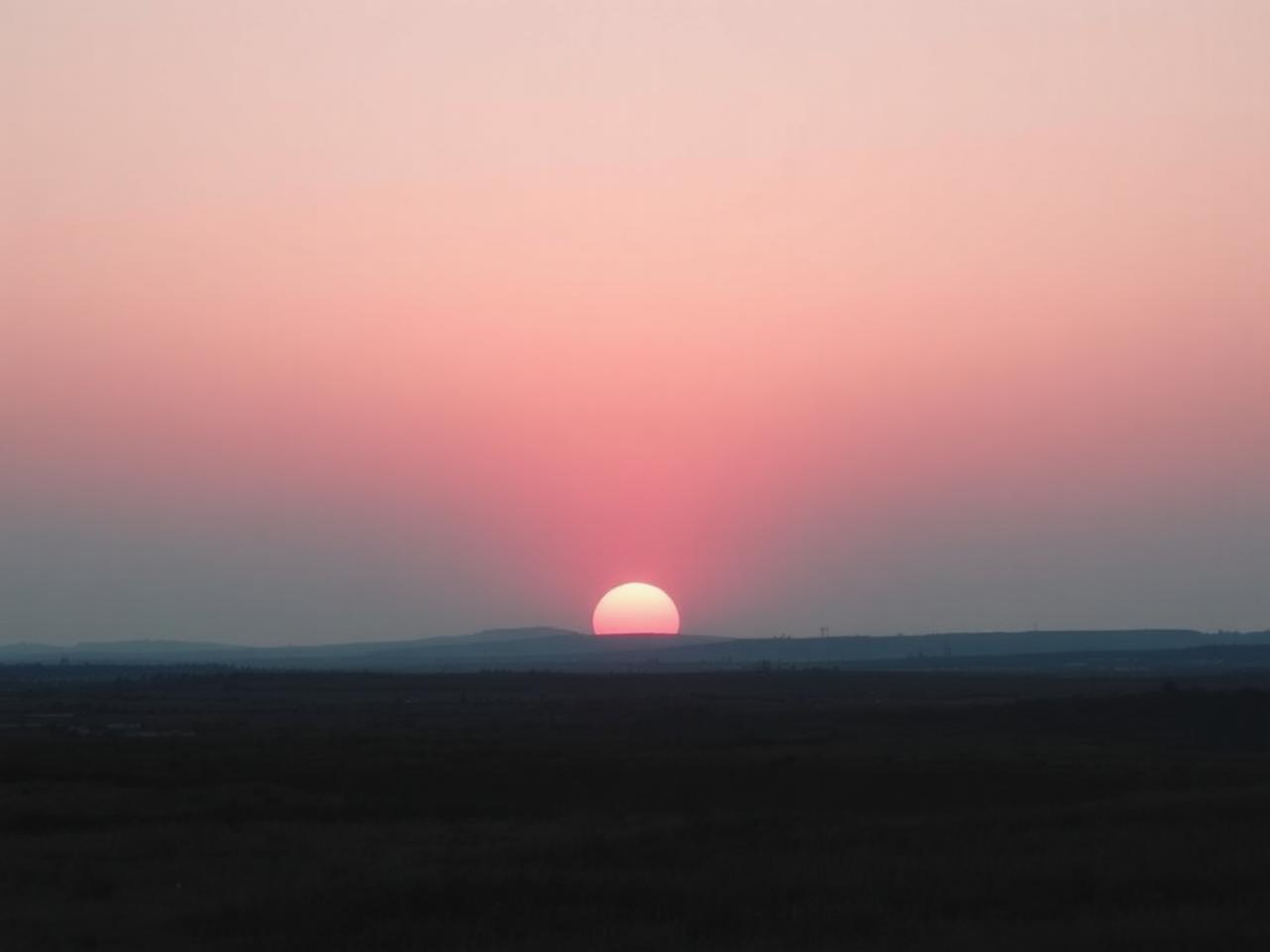 Sunrise representing hope